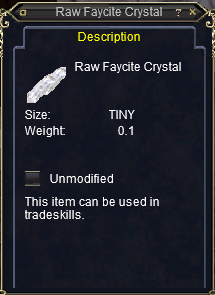Raw Faycite Crystal